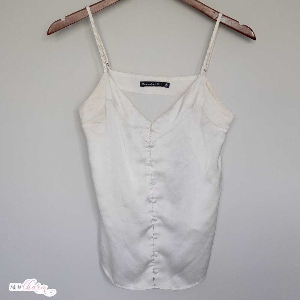 Cream Button Down Cami
